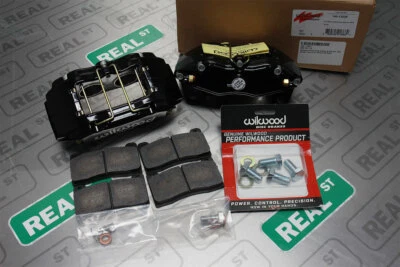 Wilwood Forged DPHA Front Brake Caliper Kit Black Civic 93-15 Fit 07-17 Insight - Image 1 of 4
