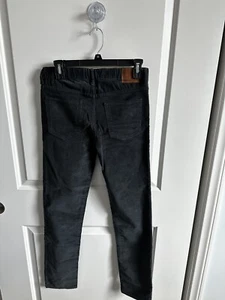 Gap Kids Boys Corduroy Pant Size 6 Adjustable Waist Gray Black Slim NEW - Picture 1 of 4