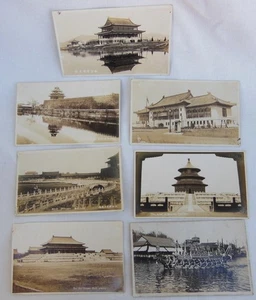 7 Real Photo Postcards W/Views of Peking, Beijing China Circa 1900 RPPC - Picture 1 of 9