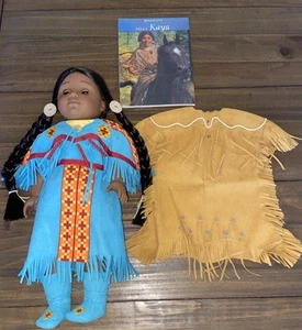 2002 American Girl KAYA Native American 18" Doll And Book Pleasant Co - Picture 1 of 7