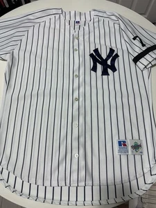 1995 Russell Authentic New York Yankees #2 Derek jeter rookie jersey 48 XL - Picture 1 of 13
