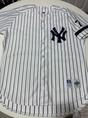 1995 Russell Authentic New York Yankees #2 Derek jeter rookie jersey 48 XL - Image 1 of 4