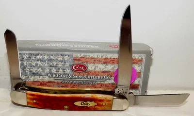 Navaja de bolsillo Case 2015 Whiskey Bone Stockman (6318 SS) artículo 11900 nueva en caja Foto 1 de 3