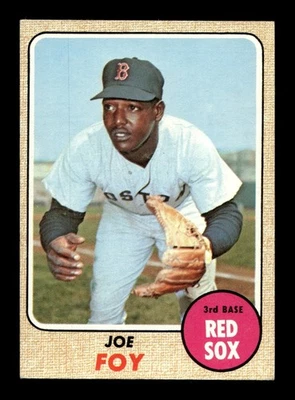 1968 Topps #387 Joe Foy Red Sox EX+ *5q - Image 1 of 2