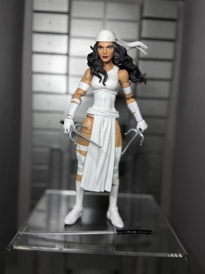 Marvel Legends 6" Elektra Hasbro Daredevil Paquete de 3 Disfraz Blanco Suelto incompleto Foto 1 de 3