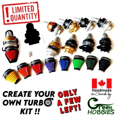 RC 1/10 Turbo & Filter Hood Mounted - Scale Drift Car Crawler Truck Body Shell - Image 1 of 4