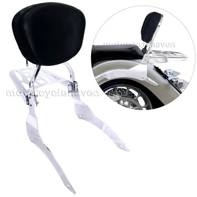 Portaequipajes con respaldo de barra Sissy Yamaha Roadliner Straoliner (excepto Deluxe) Foto 1 de 4