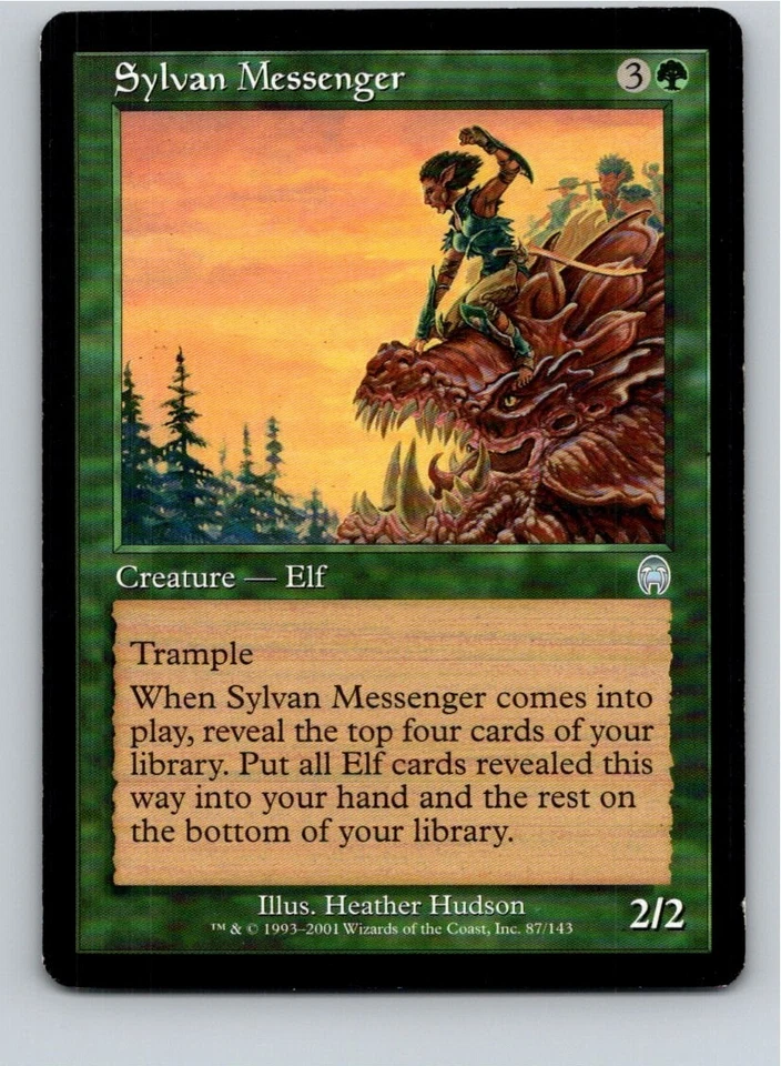 Magic the Gathering Sylvan Messenger Apocalypse MTG Free Shipping! - Image 1 of 1