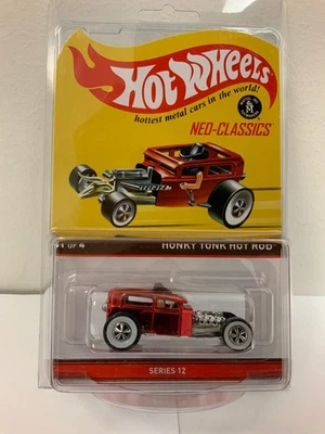 2013 Hot Wheels NEO-CLASSICS Series Honky Tonk Hot Rod 747 of 4500 MONMC Read - Image 1 of 4