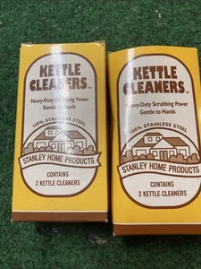 Two Stanley Home Products Stainless Steel Kettle Cleaners - Some Box Damage - Picture 1 of 2