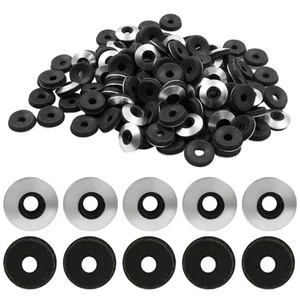 120 Pcs #8 x 1/2" Neoprene Washers Stainless Steel Neoprene EPDM Bonded Seali... - Picture 1 of 5