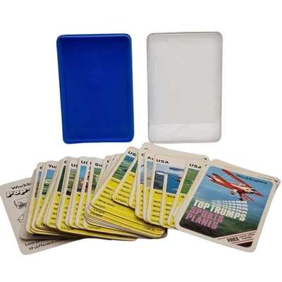Vintage Waddingtons Top Trumps International Series 1982 Sports Planes - Image 1 of 4