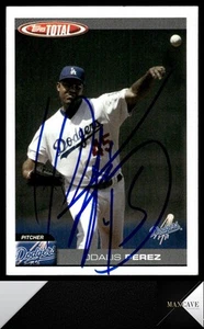 2004 Topps Total #166 Odalis Perez Signed Auto Los Angeles Dodgers - Picture 1 of 2