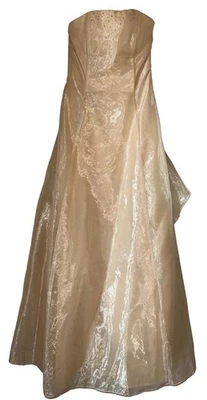 Gunne Sax Jessica McClintock Vintage 2003 Fairy Whimsy Corbata Corbata Vestido Raro Y2K Foto 1 de 4