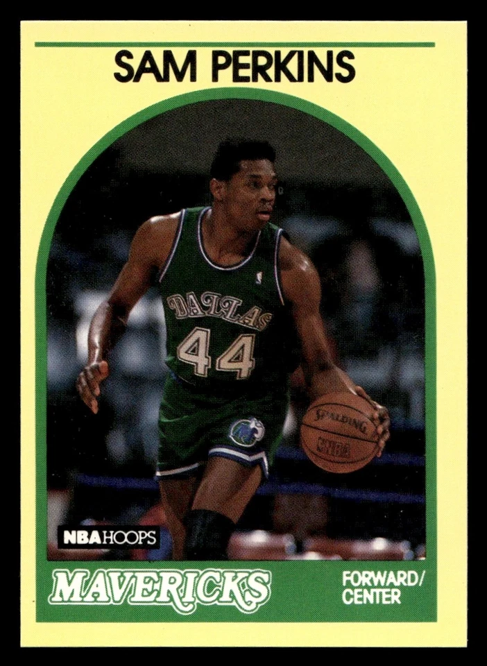 1989 Hoops Superstars Sam Perkins #22 Dallas Mavericks - Image 1 of 2