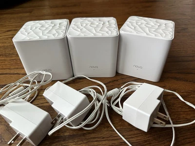 Tenda NOVA Whole Home AC1200 双频 MESH - 3 件装 保护套 3500 平方英尺 — 第 1/3 张图片