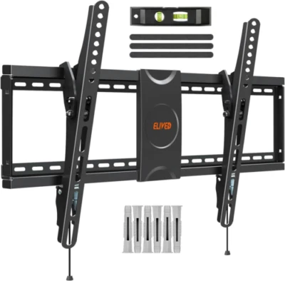 ELIVED Tilt TV Wall Bracket, Mount for Most 37-70 inch Flat & Curved LCD...  - Image 1 of 4