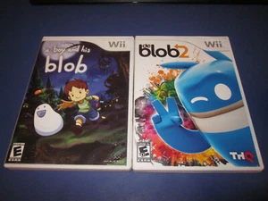 a boy and his blob and de blob 2 Wii games Video Game COMPLETE - Picture 1 of 3