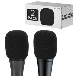 Geekria Schaum Windschutzscheibe für Sennheiser E 935, E 945, E 835, E 845-S (2er-Pack) - Bild 1 von 6
