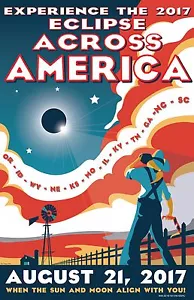 "2017 Sonnenfinsternisdruck, Die 2017 Sonnenfinsternis in ganz Amerika, 8x12"" - 16x24" - Bild 1 von 5