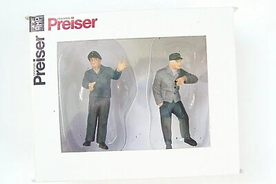 Preiser 1:32 scale Railroad Engineer & Fireman in Cab # 2 : TWO Figures 63102 - Image 1 of 2