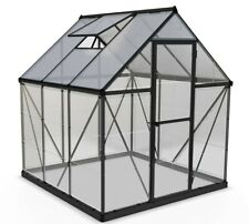 4ft 6ft 8ft 10ft 12ft 14ft PALRAM CANOPIA HYBRID GARDEN GREY GREENHOUSE POLYCARB