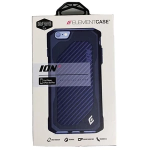 Element Case Ergonomic iPhone 6 Plus/ 6s Plus Navy Blue Drop Tested - Picture 1 of 5