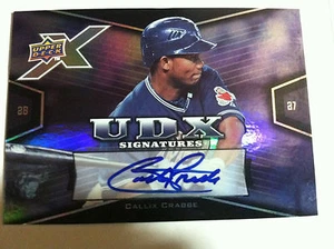 CALLIX CRABBE AUTOGRAPHED CARD AUTHENTICATED SAN DIEGO PADRES - Picture 1 of 1