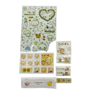 SAN-X Vintage Stickers Tarepanda Cheese Family Kogepan Buru Buru Kawaii Y2K - Picture 1 of 4