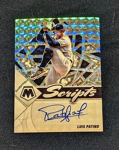 2022 Panini Mosaic Luis Patino Scripts Autograph Silver Mosaic Prizm #SC-LP MLB - Picture 1 of 3