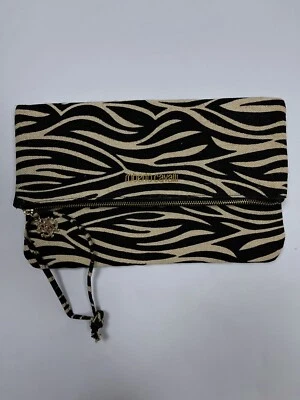 Bolso sin asas Roberto Cavalli bolsa cosmética perfume estampado animal cebra Foto 1 de 4