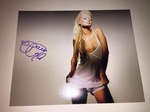 PARIS HILTON HOT SEXY RARE VIXEN MODEL ACTRESS MOGUL SIGNED 8X10 PHOTO ALG COA - Picture 1 of 2