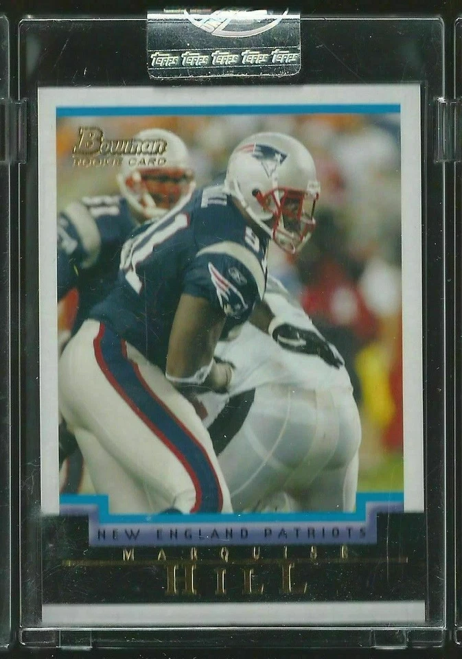 2004 Bowman Marquise Hill Rookie RC #108/165 Patriots #128 - Image 1 of 1