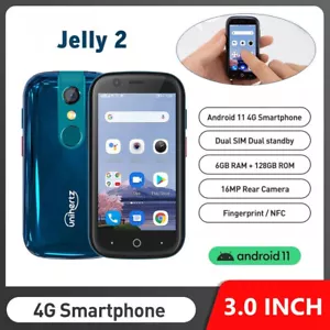 Unihertz Jelly 2 Helio P60 Octa Core 2000mAh Unlocked Phone 6GB+128GB NFC 3.0'' - Picture 1 of 17