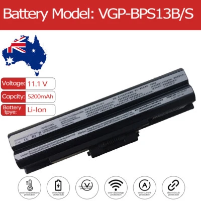 Laptop Battery for Sony Vaio VGN-FW488J/B VGN-FW490D VGN-FW490DAB VGN-FW226J/H - image 1 of 4