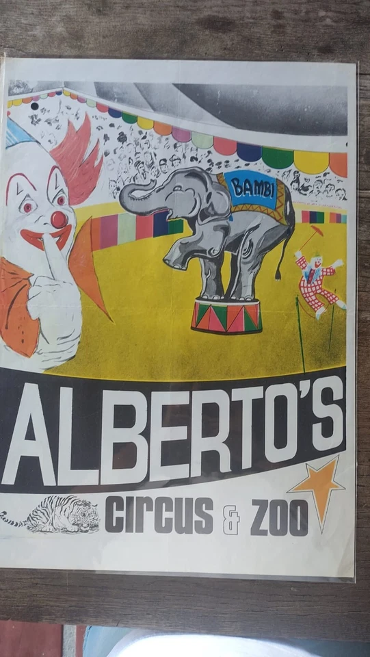Zirkus Alberto's Poster Plakat - Bild 1 von 1