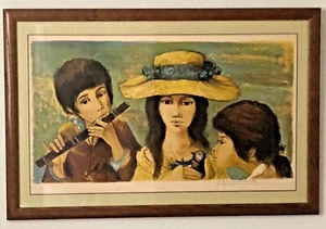 Jacques Lalande BLUE BIRD Original Lithograph Signed Very Rare - Picture 1 of 9