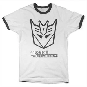 Officially Licensed Transformers Decepticon Monotone Ringer T-Shirt S-XXL Sizes - Picture 1 of 1