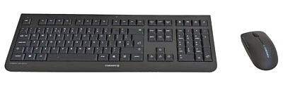 Cherry DW 3000 Wireless Desktop Set Black JD-0710GB-2 Keyboard and Mouse - Image 1 of 4