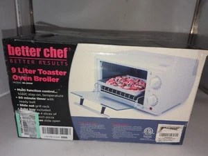 Better Chef Basic 9 Liter Toaster Oven Broiler 4 Slice Model IM-255W White - Picture 1 of 2
