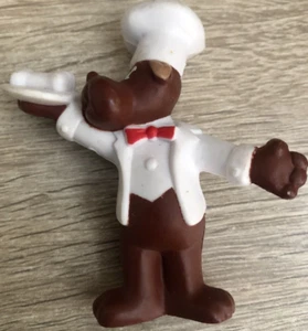 1985 Pound Puppies Miniature PVC Mini Figure Louie The French Chef Tonya Vtg - Picture 1 of 4