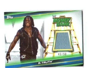 WWE R-Truth 2019 Topps Money In The Bank Event Used Mat Relic Card SN 43 of 50 - Picture 1 of 1