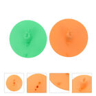 Bathtub Stoppers Drain 2pcs Floor Drain Covers (Orange/Green)