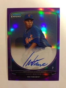 Autografo Luis Mateo Viola Rifrattore #02/10 2013 Bowman Cromo Auto - Foto 1 di 2