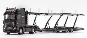 MB Mercedes Benz Actros - Rimorchio a due piani - Brabus nero - GCD 1:64 - Foto 1 di 6