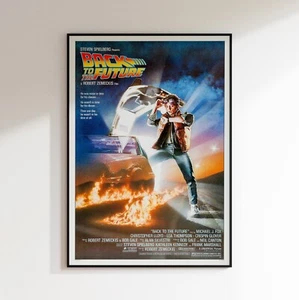 Zurück in die Zukunft - gerahmte Film Poster Posterdrucke Wandkunst - Bild 1 von 4