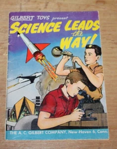Gilbert Toys Presents: Science Leads the Way -1959 Comic Book Paperback - Picture 1 of 2