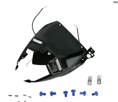 Hotbodies Racing SPORTBIKE SBK ZX6R Gloss Black ABS Undertail Built-In LED NINJA - Image 1 of 4