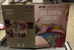 PATONS CLECKHEATON PANDA COLOURFUL BROCHET 7 DESIGNS THIS BOOK IS BRAND NEW - Picture 1 of 1