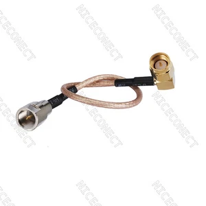 2x Cable Coaxial Cola de Cerdo RA FME macho a SMA RG316 20 cm para WiFi - Imagen 1 de 2